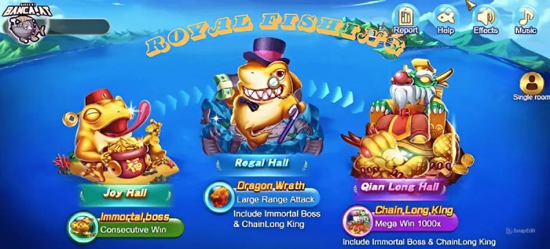 Bắn Cá Royal Fishing - Game Săn Cá Xăn Su Ưu Đãi Đậm 5 Các chế độ chơi hấp dẫn
